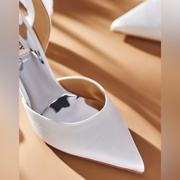Badgley Mischka Blaze Satin Bow Stilettos - Picture 6 of 17